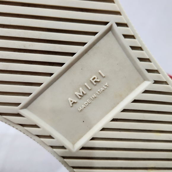 Exclusive AMIRI Sunset High Top Silver Glitter Sneakers Made Italy sz 41 EU 8 US - Picture 11 of 11